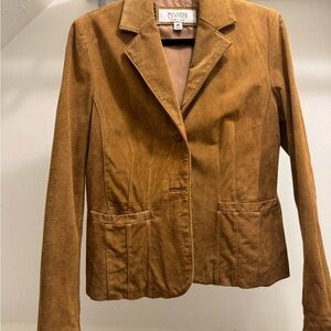 Wilsons Leather Tan Blazer Jacket - 100% Leather
